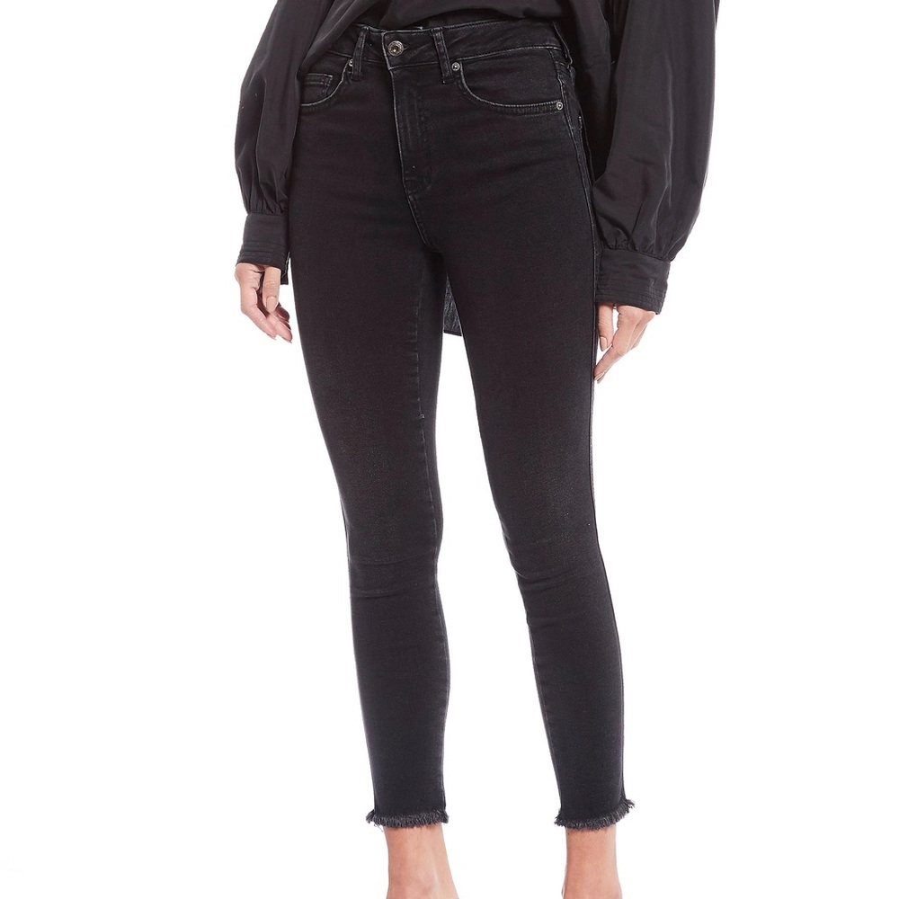Free People Black Skinny Jeans